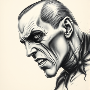 Realism Vampire Tattoo