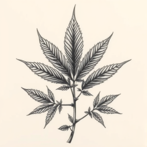 Realism Weed Tattoo
