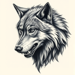Realism Werewolf Tattoo