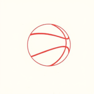 Red Ink Basketball Tattoo