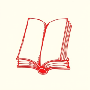 Red Ink Book Tattoo