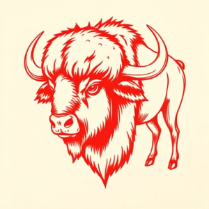 Red Ink Buffalo Tattoo