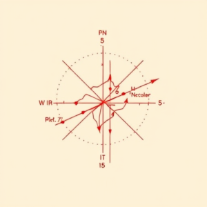 Red Ink Coordinates Tattoo