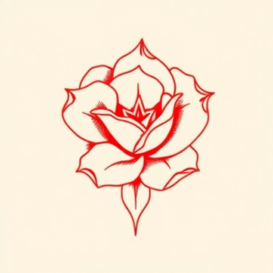 Red Ink Emerald Tattoo