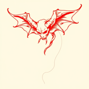 Red Ink Hades Tattoo