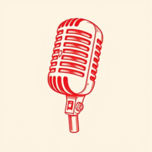 Red Ink Microphone Tattoo