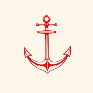 Red Ink Nautical Tattoo