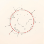 Red Ink Outline Universe Tattoo