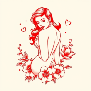 Red Ink Pinup Tattoo