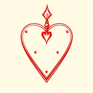 Red Ink Planchette Tattoo