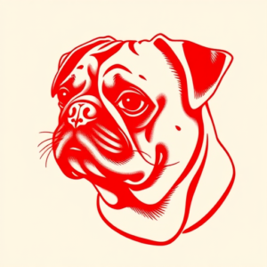 red-ink-pug-tattoo