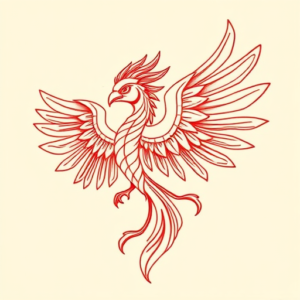 Red Ink Quetzalcoatl Tattoo