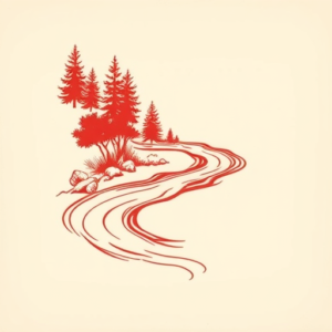 Red Ink River Tattoo