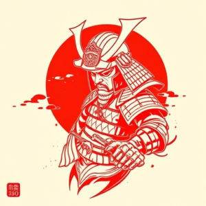 Red Ink Samurai Tattoo