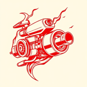 Red Ink Turbo Tattoo