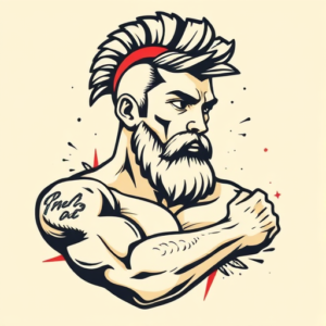 Retro 90S Achilles Tattoo