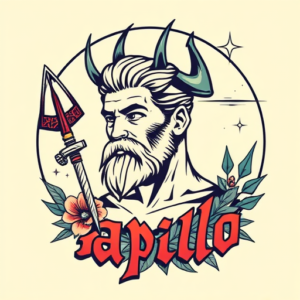 Retro 90S Apollo Tattoo