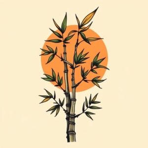 Retro 90S Bamboo Tattoo