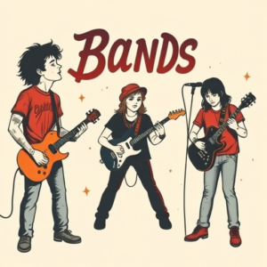 Retro 90S Band Tattoo