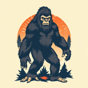 Retro 90S Bigfoot Tattoo