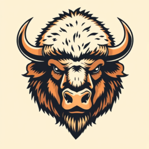 Retro 90S Bison Tattoo
