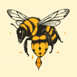 Retro 90S Bumblebee Tattoo