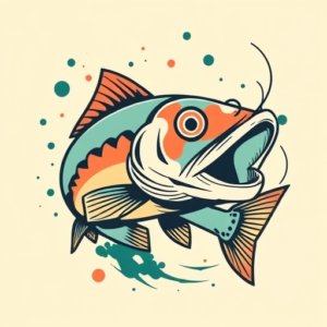 Retro 90S Catfish Tattoo