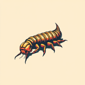 Retro 90S Centipede Tattoo