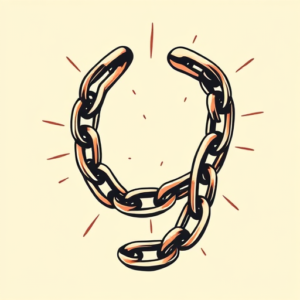 Retro 90S Chain Tattoo