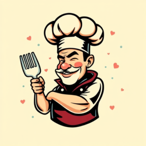 Retro 90S Chef Tattoo