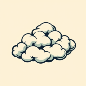 Retro 90S Cloud Tattoo
