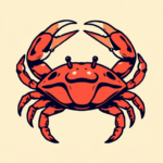Retro 90S Crab Tattoo