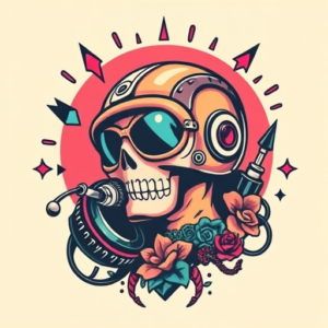 Retro 90S Cyber Tattoo