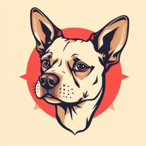 Retro 90S Dog Tattoo