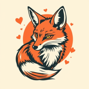 Retro 90S Fox Tattoo