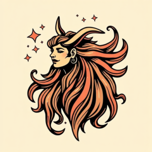 Retro 90S Gemini Tattoo