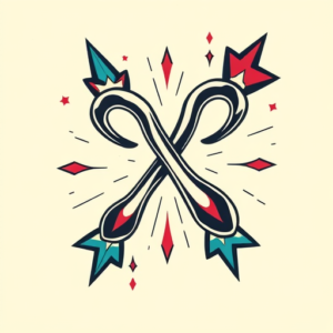 Retro 90S Infinity Tattoo