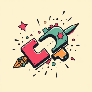 Retro 90S Jigsaw Tattoo