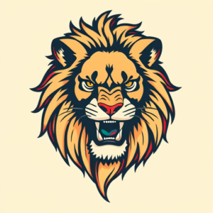 Retro 90S Lioness Tattoo