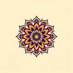 Retro 90S Mandala Tattoo