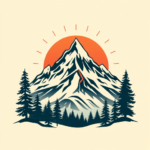 Retro 90S Mountain Tattoo