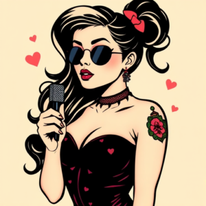 Retro 90S Pinup Tattoo