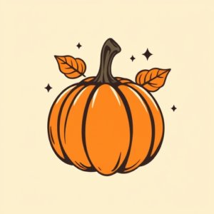 Retro 90S Pumpkin Tattoo