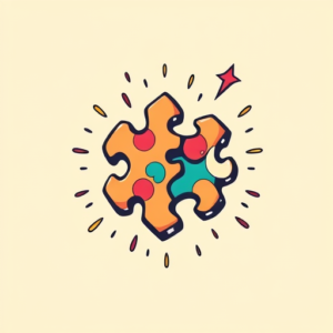 Retro 90S Puzzle Tattoo