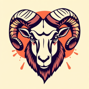 Retro 90S Ram Tattoo