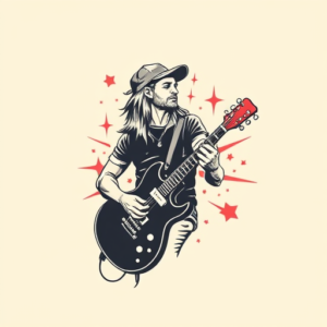 Retro 90S Rock Tattoo