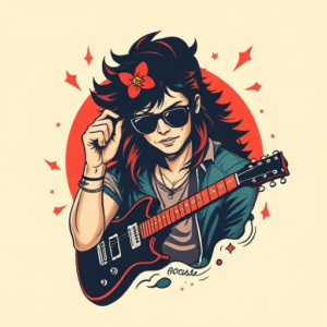 Retro 90S Rockstar Tattoo