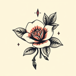 Retro 90S Sampaguita Tattoo