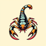 Retro 90S Scorpion Tattoo