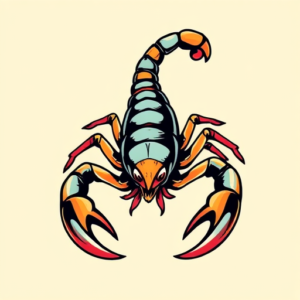 Retro 90S Scorpion Tattoo